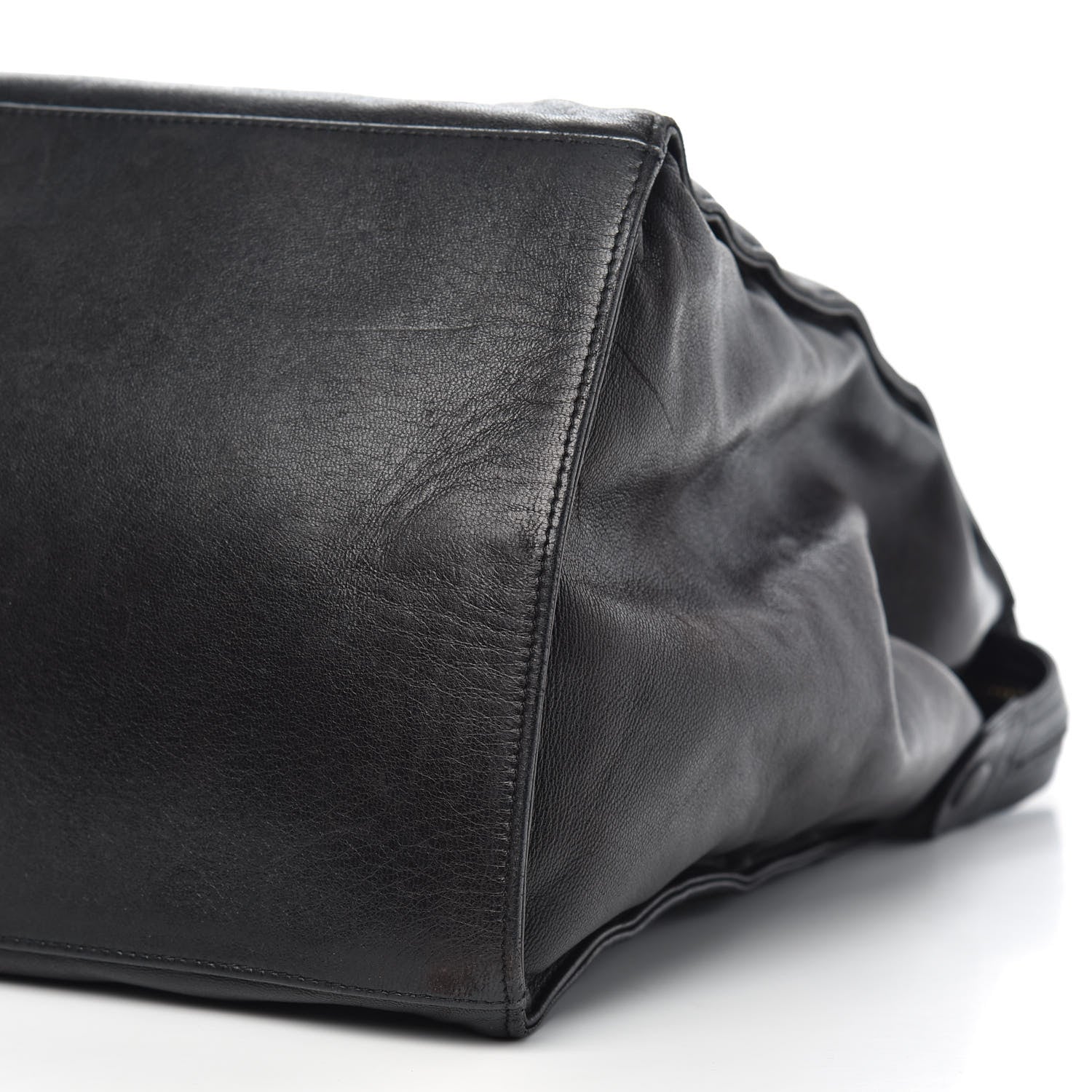 Chanel Lambskin CC Tote Brown 9 of 13