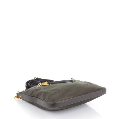 Prada Nylon Vela Flat Messenger Bag Moro 4 of 7