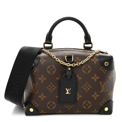 Louis Vuitton Monogram Petite Malle Souple Black 1 of 9