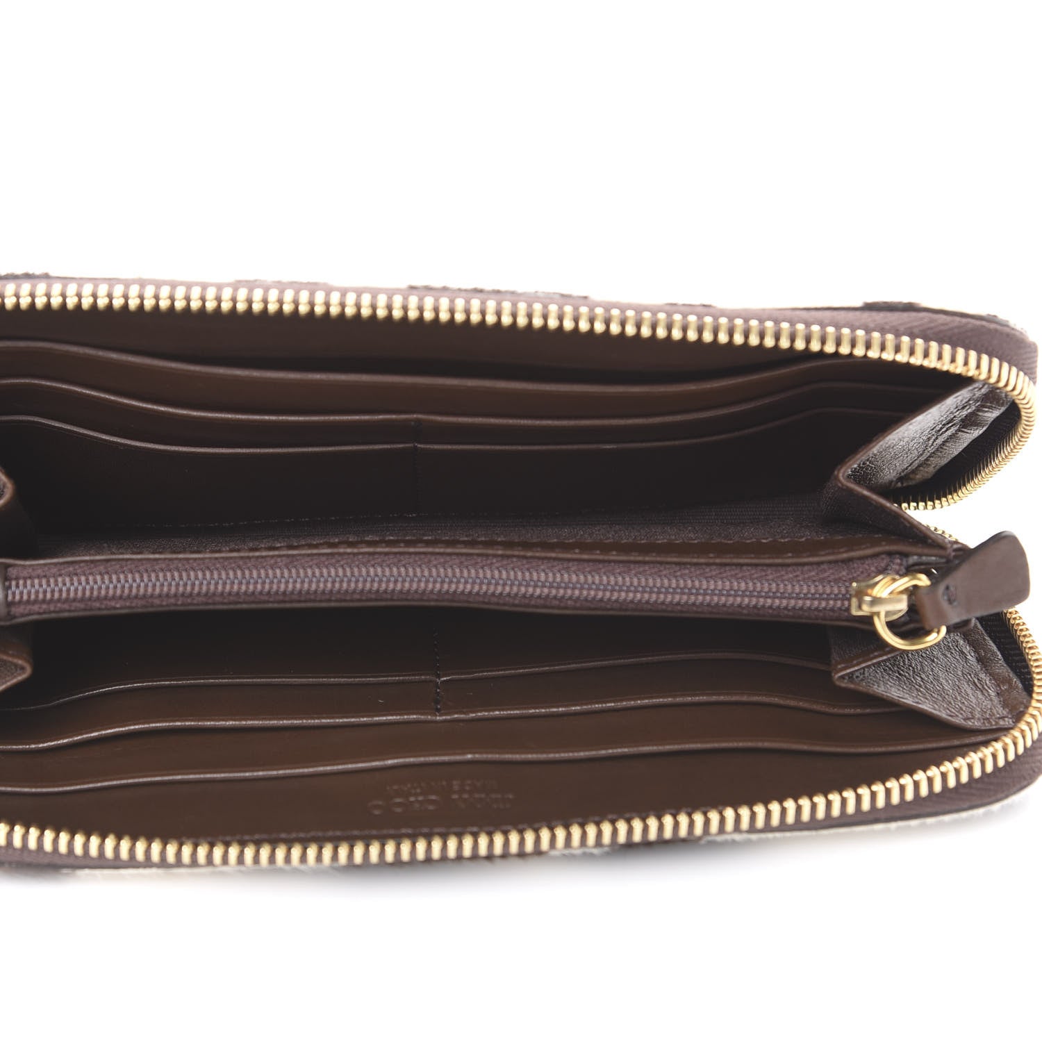 Jimmy Choo Zebra Print Pony Hair Wallet Brown 5 of 9