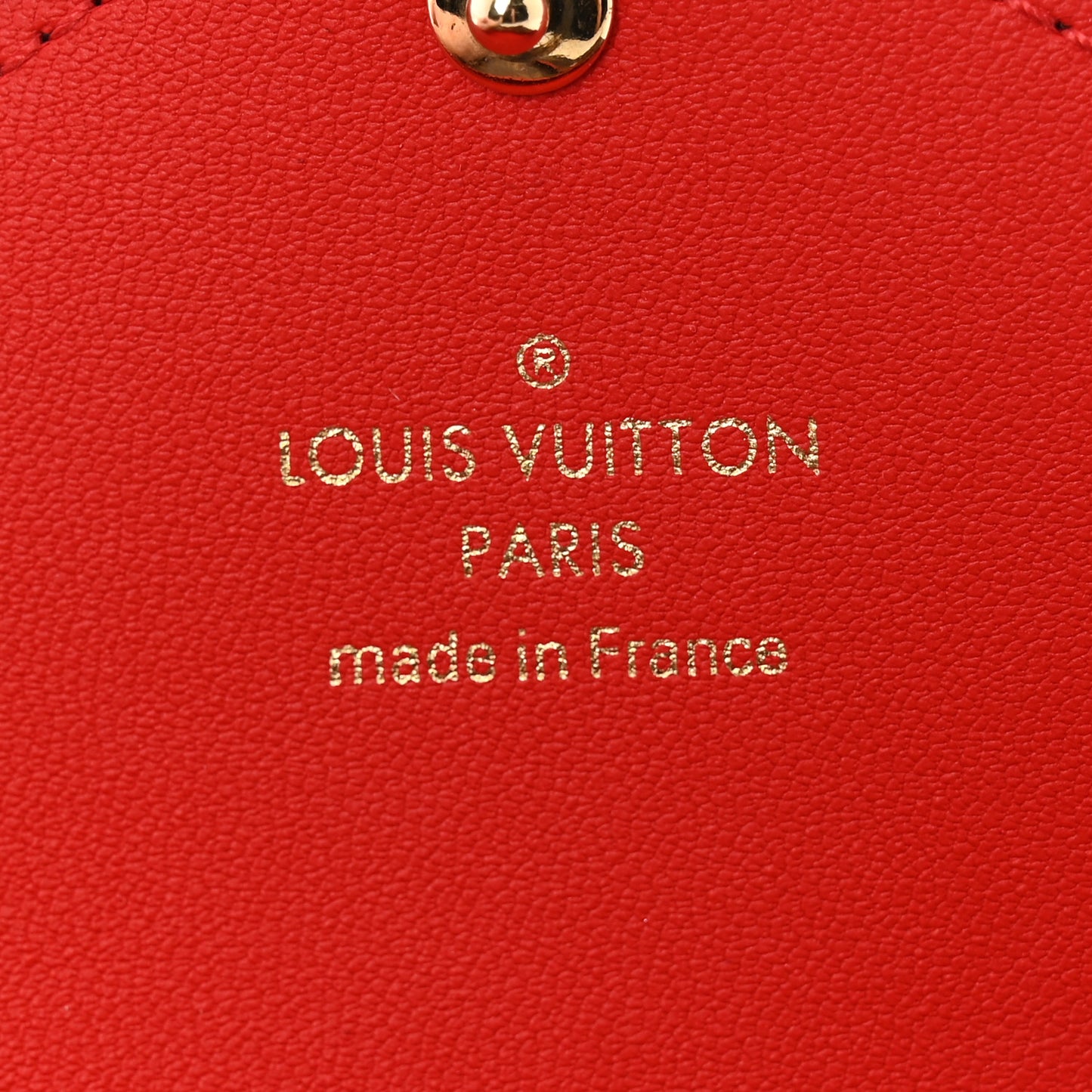 Monogram Medium Kirigami Pochette Insert Coquelicot