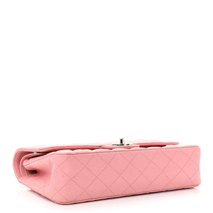 Chanel Caviar Quilted Medium Double Flap Pink 3 of 11