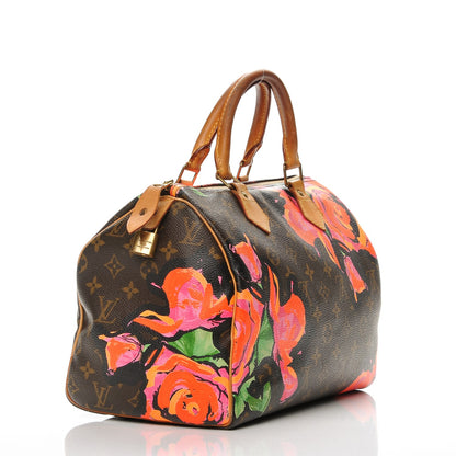 Louis Vuitton Monogram Roses Speedy 30 3 of 10