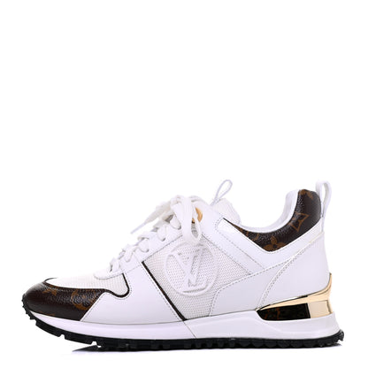 Louis Vuitton Calfskin Monogram Run Away Sneakers 35 White 1 of 10