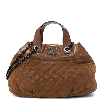 Chanel Iridescent Calfskin Small In The Mix Tote Light Brown 1 of 11