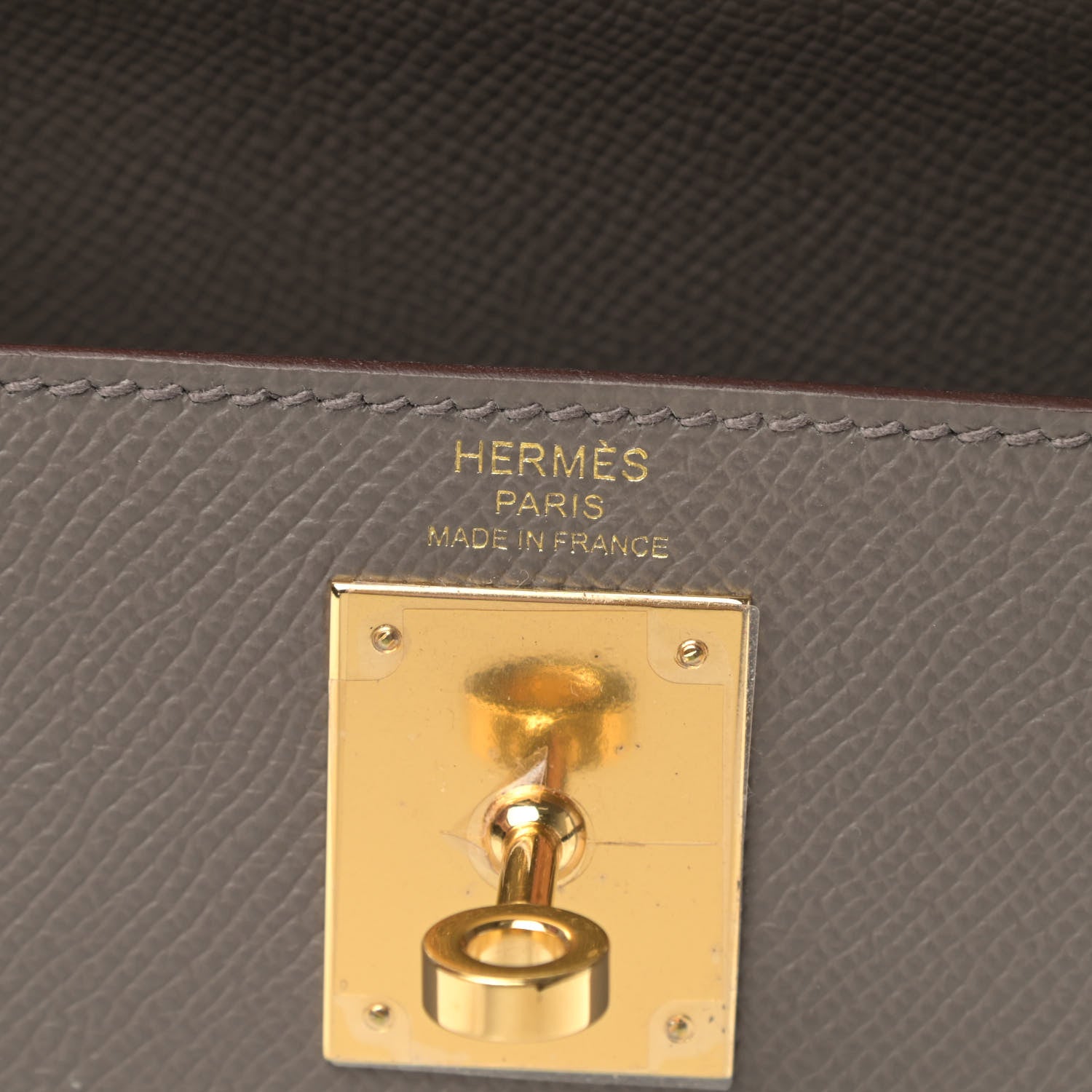 Hermes Epsom Kelly Sellier 28 Etain 5 of 9