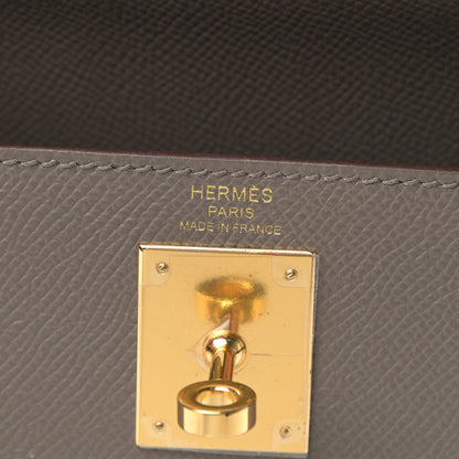 Hermes Epsom Kelly Sellier 28 Etain 5 of 9