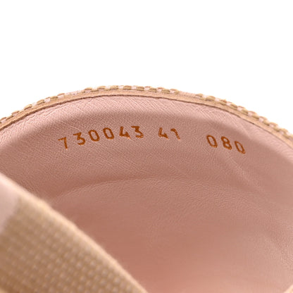 Gucci Monogram Jumbo GG Angelina Platform 55mm Slide Sandals 41 Beige Perfect Pink 7 of 9