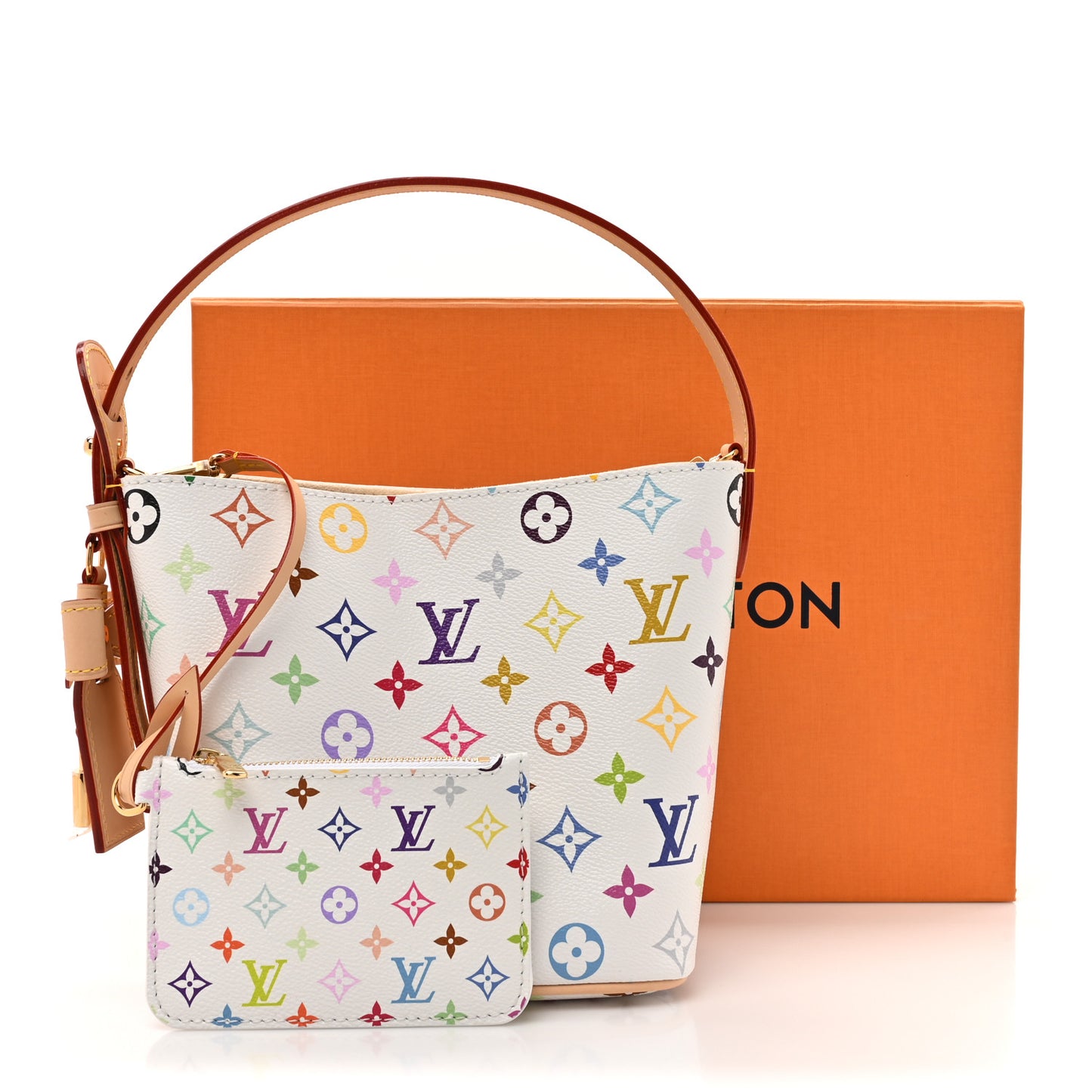 LV X TM Monogram Multicolor All In BB White