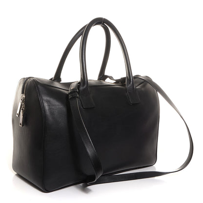 Saint Laurent Calfskin Medium Rive Gauche Duffle Black 4 of 9