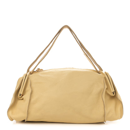 Bottega Veneta Cervo Deerkskin Shoulder Bag Light Yellow 1 of 13