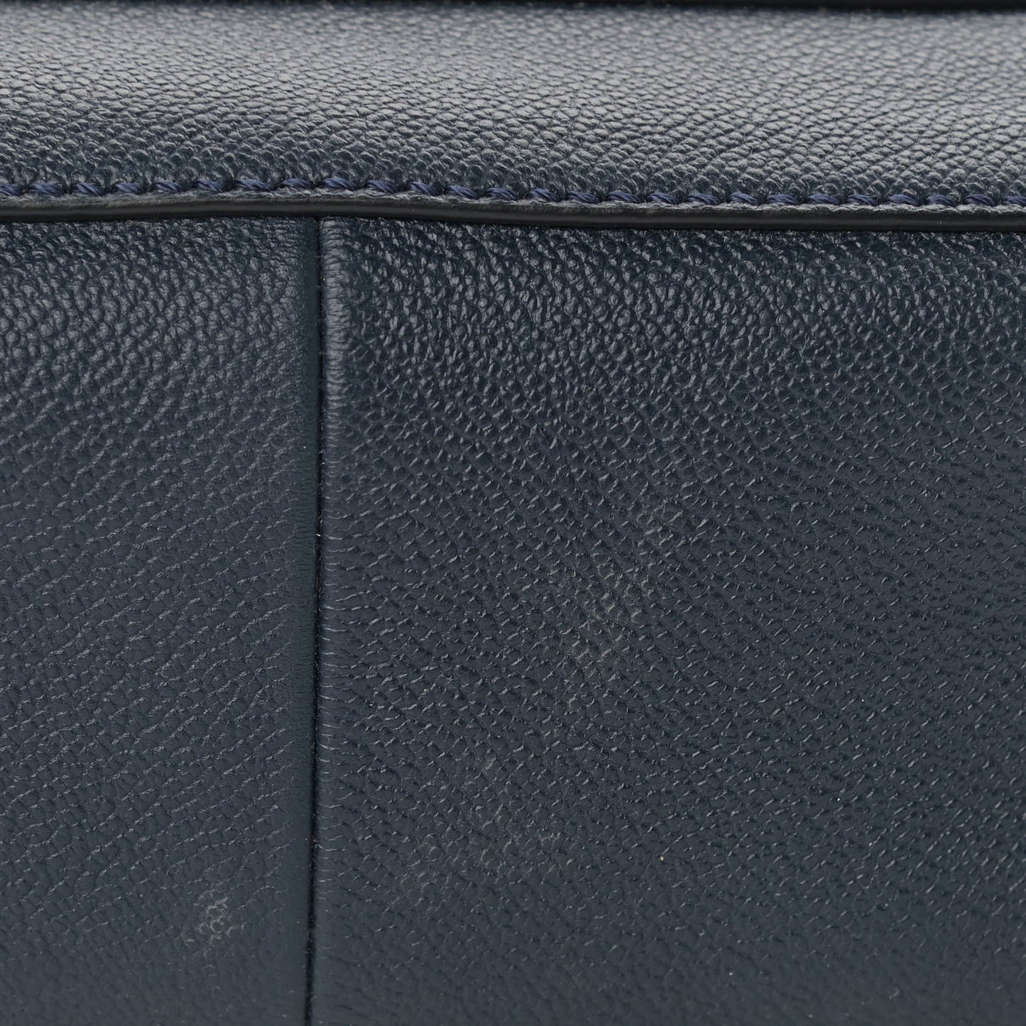 Grainy Calfskin Small Elmstone Hobo Navy