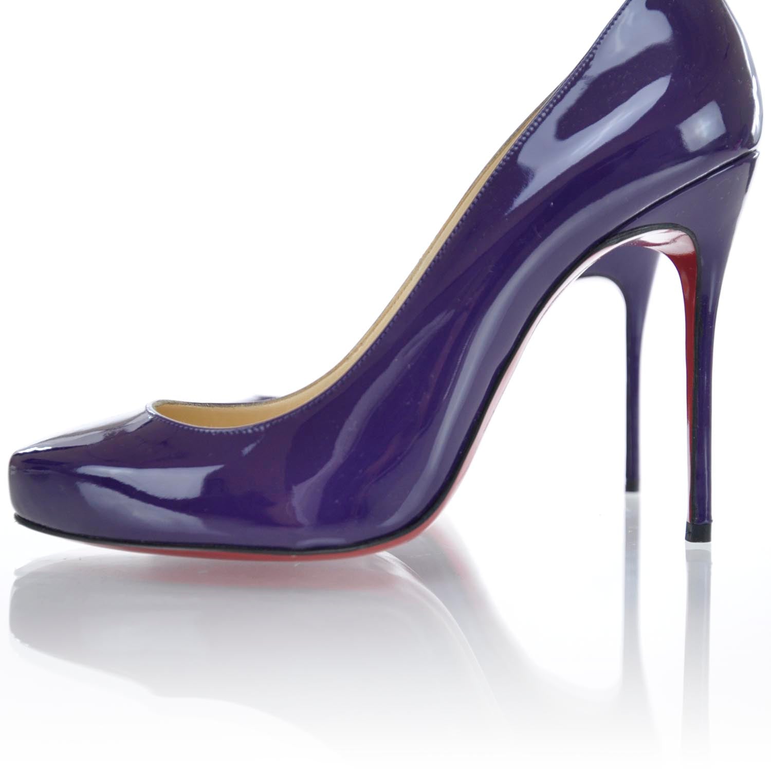 Christian Louboutin Patent Elisa 100 Pumps 39 Purple 2 of 7