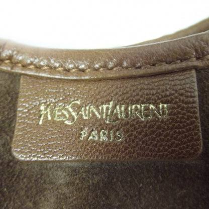 Saint Laurent Leather Suede Saint Tropez Ruffle Bag 8 of 10
