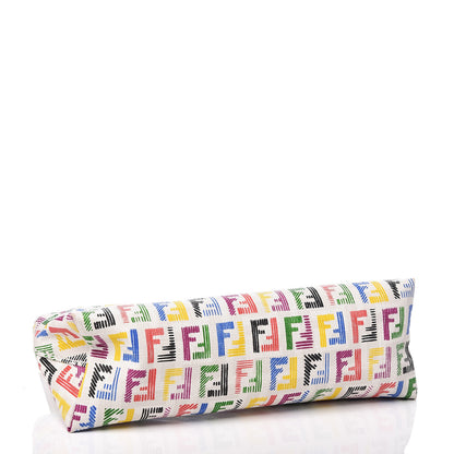 Fendi Zucchino Spalmati FF Multicolor Cosmetic Pouch White Multicolor 4 of 7