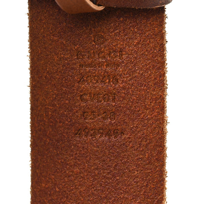 Gucci Faded Calfskin Double G 40mm Belt 95 38 Cuir 4 of 8