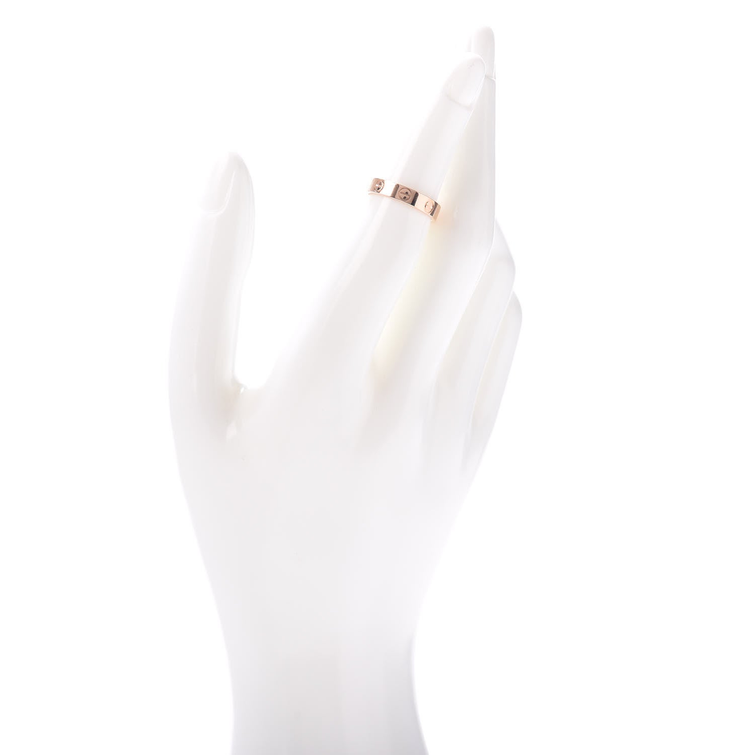 Cartier 18K Pink Gold 3.5mm LOVE Wedding Band Ring 48 4.5 2 of 5