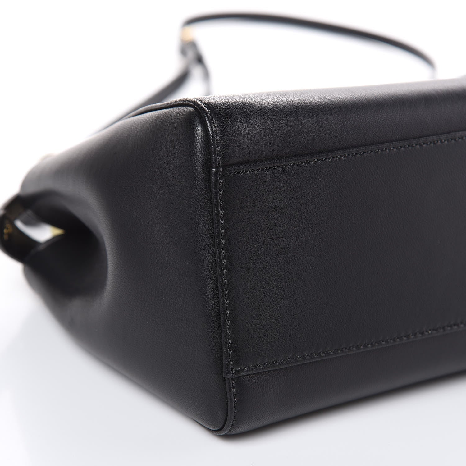 Fendi Nappa Mini Peekaboo Iconic Satchel Black 9 of 11