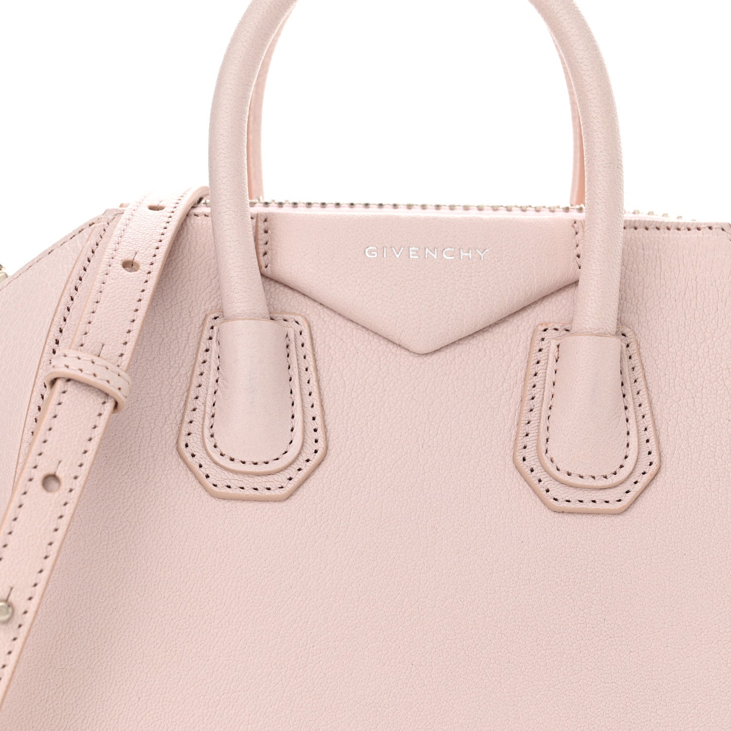 Givenchy Sugar Goatskin Mini Antigona Light Pink 7 of 11