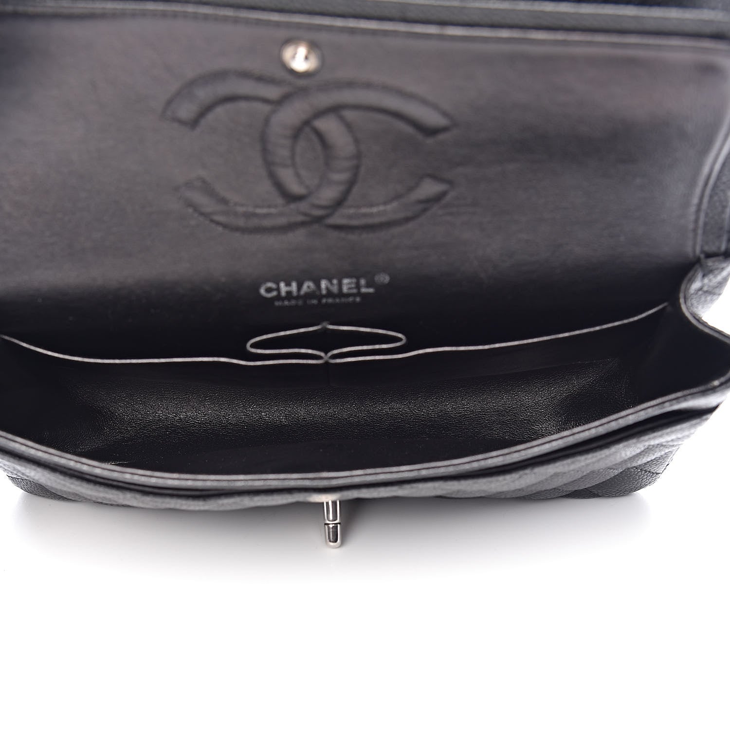 Chanel Caviar Quilted Medium Double Flap Black 5 of 14