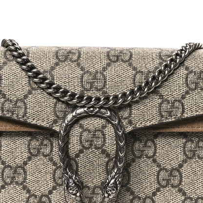 Gucci GG Supreme Monogram Super Mini Dionysus Shoulder Bag Taupe 7 of 11