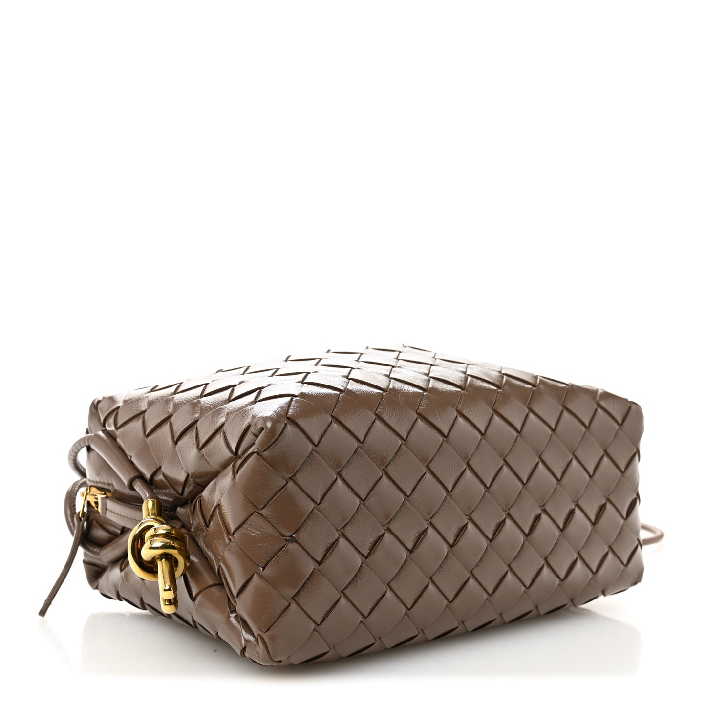 Nappa Intrecciato Small Loop Camera Bag Pinecone