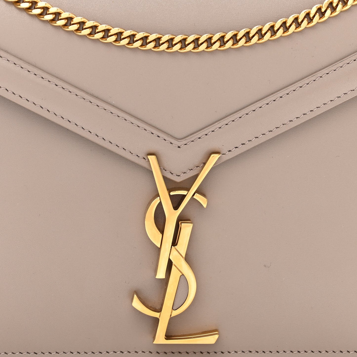 Calfskin Monogram Cassandra Clasp Bag Mink Rouge Legion