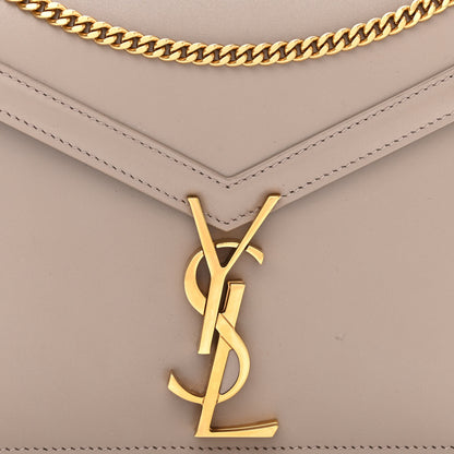 Saint Laurent Calfskin Monogram Cassandra Clasp Bag Mink Rouge Legion 6 of 8