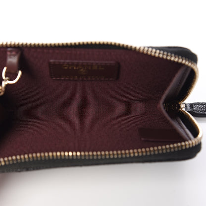 Chanel Caviar Quilted Key Holder Case Black 4 of 7