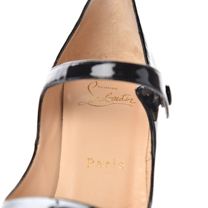 Christian Louboutin Patent Bana 140 Pumps 35 Black 8 of 9