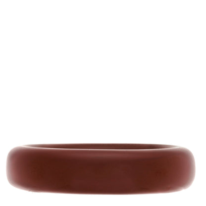 Tiffany Lacquer Hardwood Elsa Peretti Doughnut Bangle Bracelet Brown 1 of 4