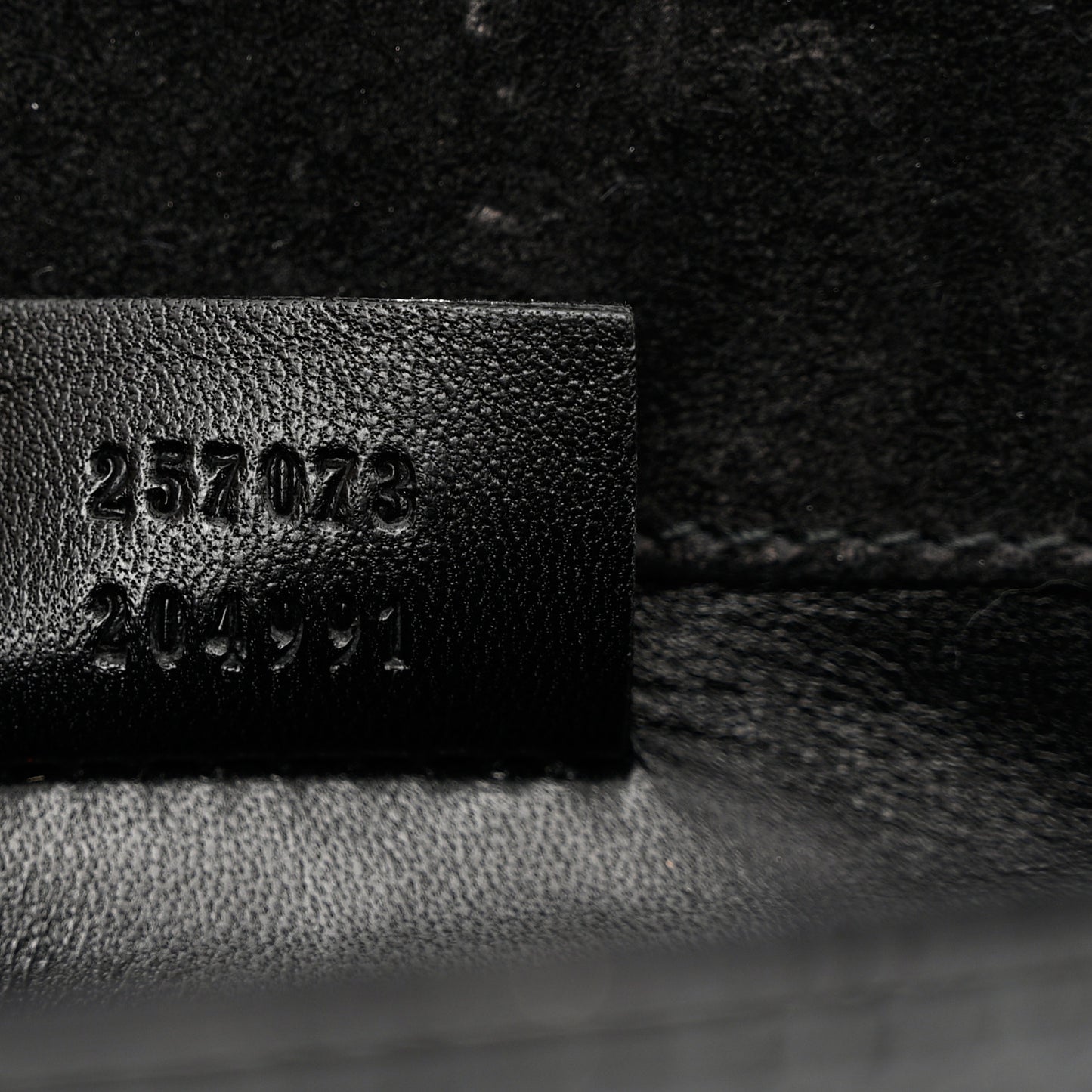 Patent Microguccissima Small Broadway Clutch Black