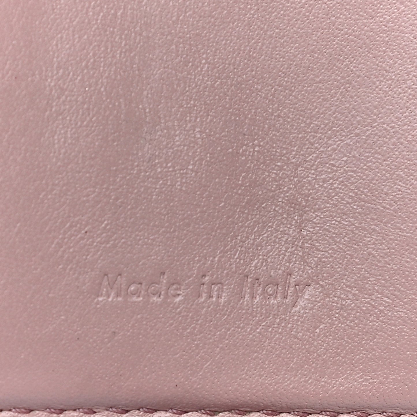 Grained Calfskin Medium Multifunction Strap Wallet Scarlet