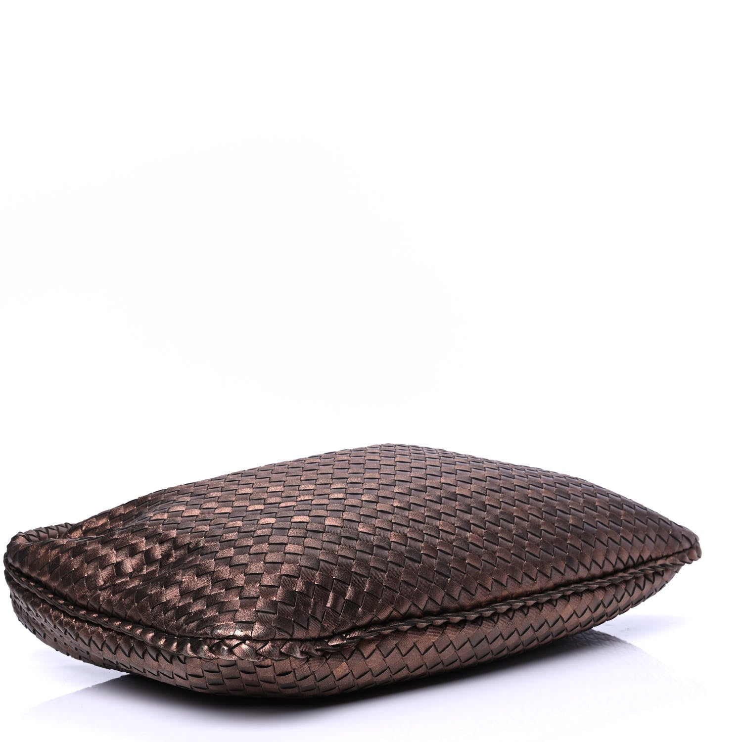 Bottega Veneta Metallic Nappa Intrecciato Large Veneta Hobo Copper 3 of 4