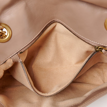 Gucci Calfskin Matelasse Small GG Marmont Shoulder Bag Porcelain Rose 16 of 17