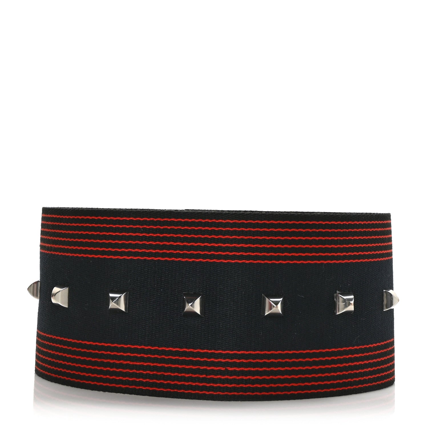 Hermes Sombrero Cavalcadour Sangle Ceinture Wide Belt Black Rouge Dolomites 1 of 4