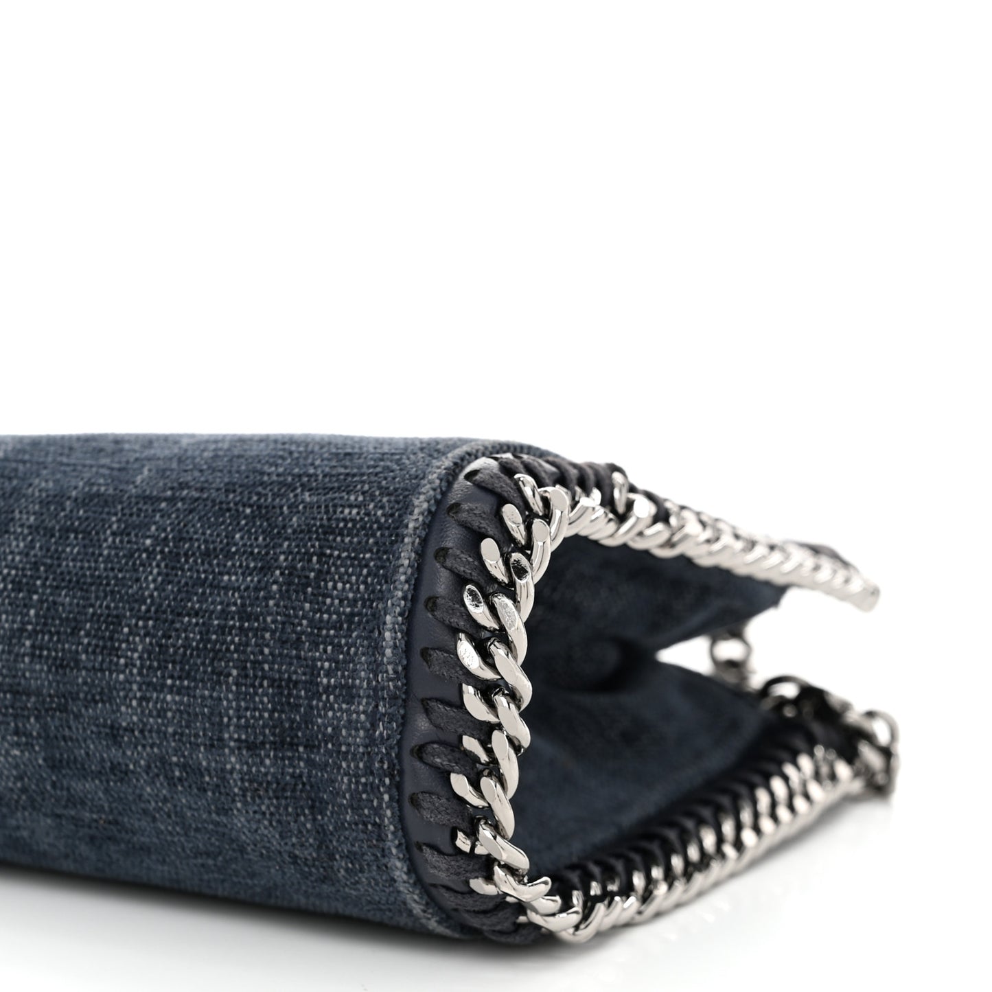 Denim Tiny Falabella Tote Blue