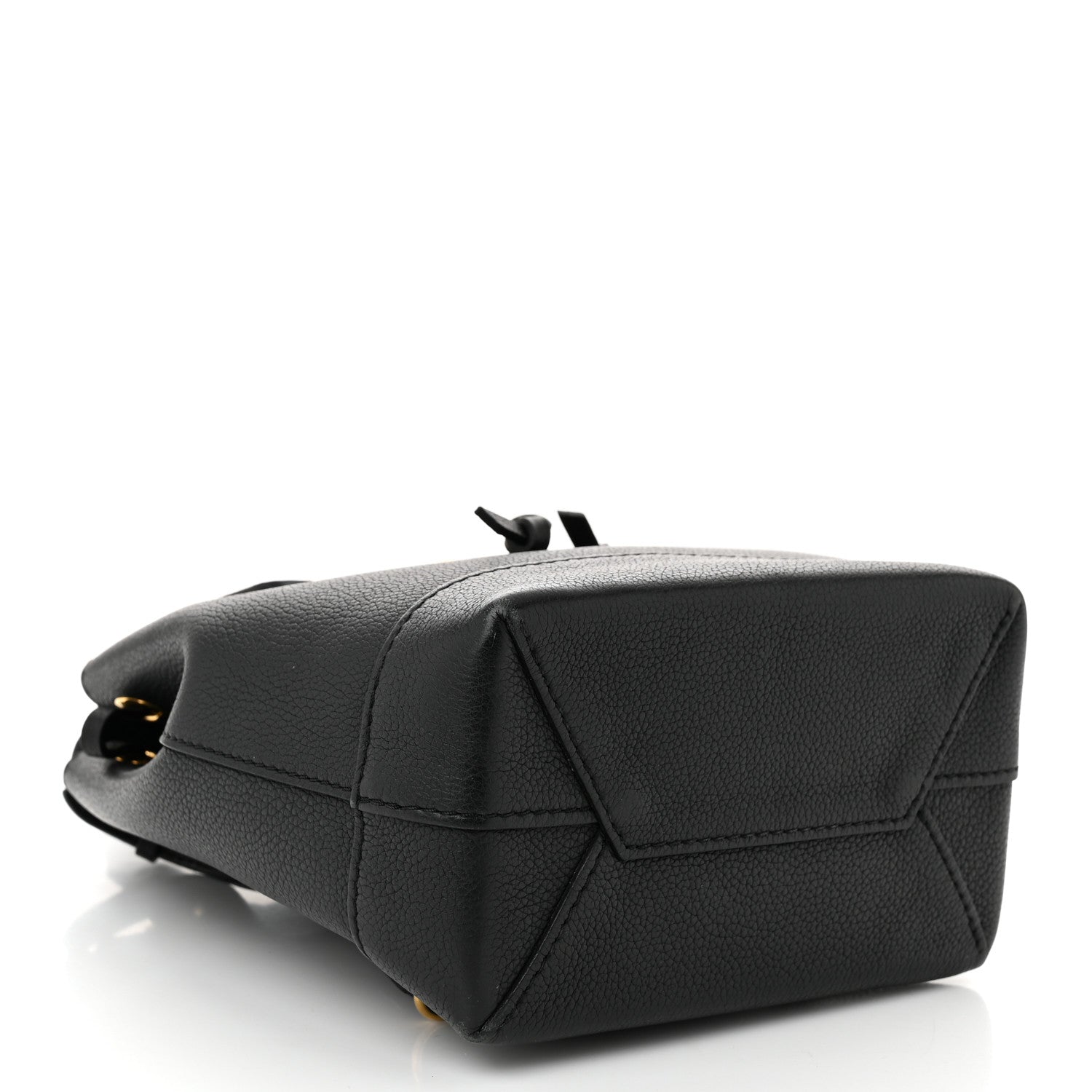 Louis Vuitton Calfskin Lockme Mini Backpack Black 4 of 11