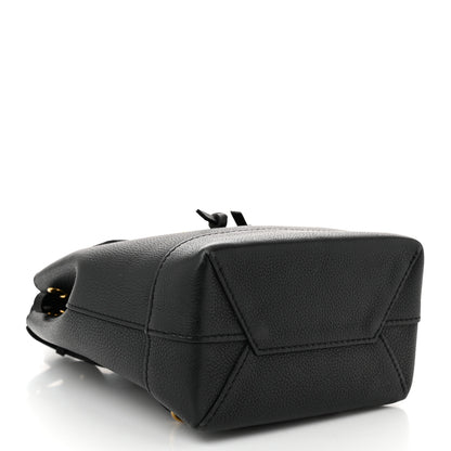 Louis Vuitton Calfskin Lockme Mini Backpack Black 4 of 11