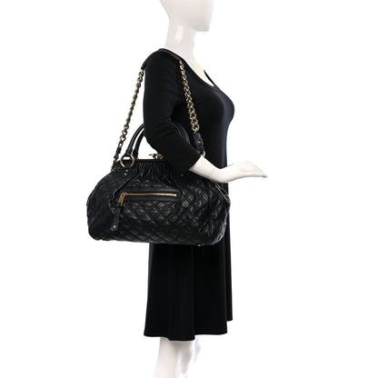 Marc Jacobs Calfskin Quilted Stam Black 2 of 8