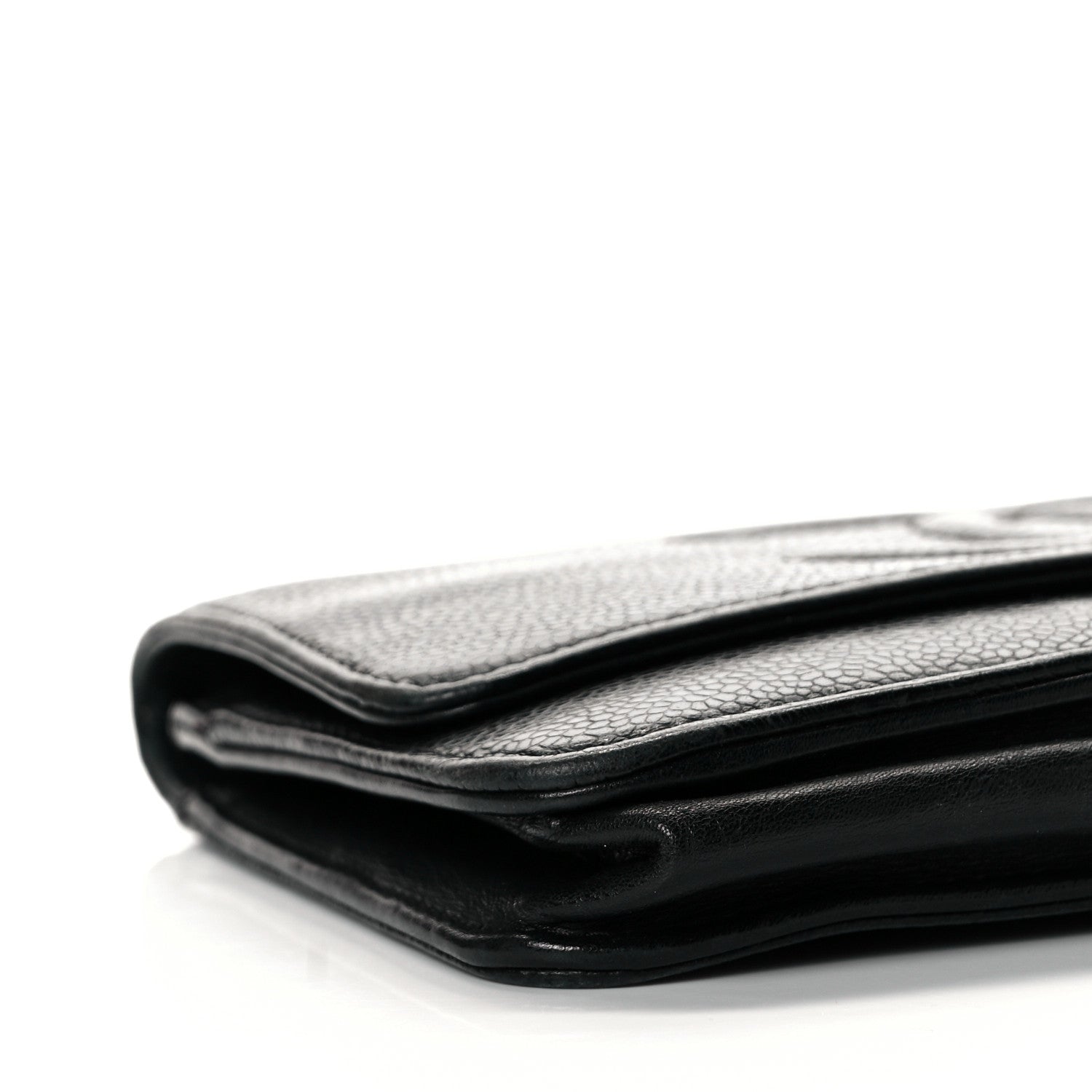 Chanel Caviar Timeless CC Wallet On Chain WOC Black 7 of 8