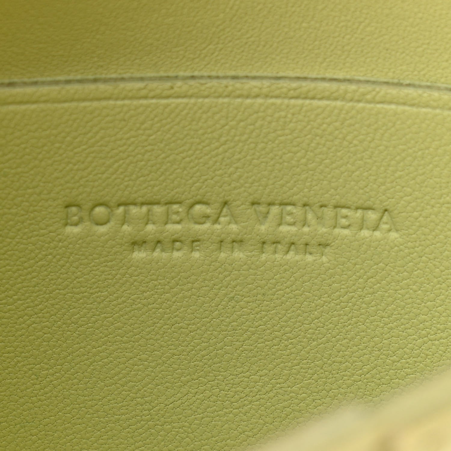Bottega Veneta Lambskin Maxi Intrecciato Extra Mini Cassette Crossbody Bag Lemon Washed 6 of 9