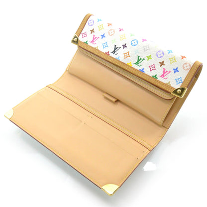 Louis Vuitton Monogram Multicolor Porte Tresor International Wallet White 5 of 8