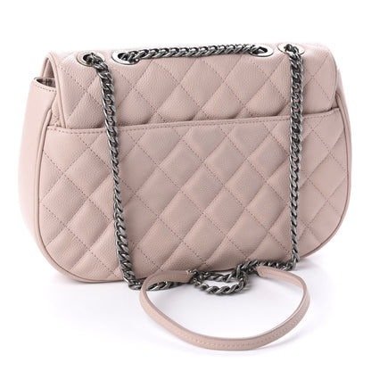 Chanel Caviar Quilted Casual Pocket Messenger Flap Light Pink 4 of 14
