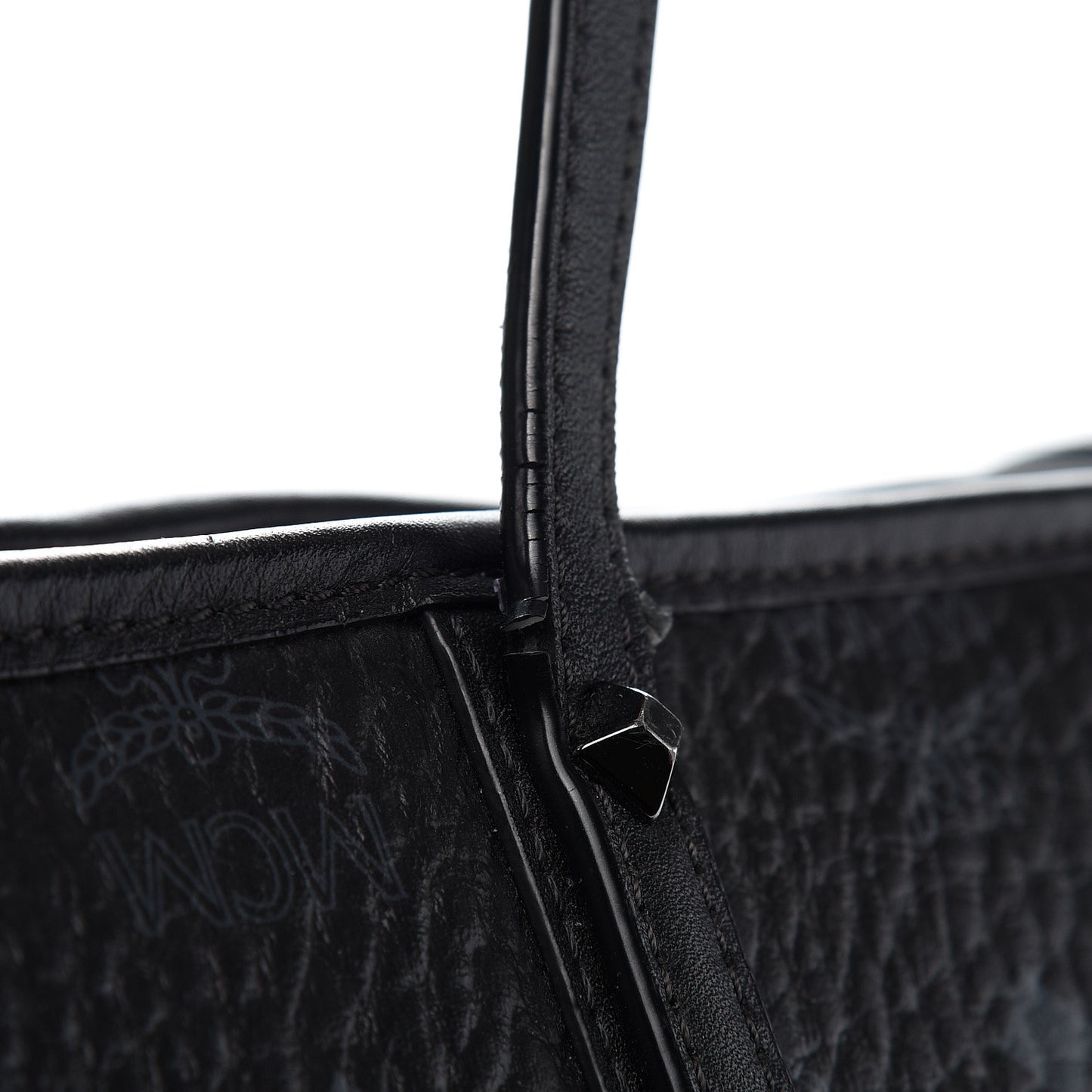 Visetos Medium Anya Zip Top Shopper Tote Black