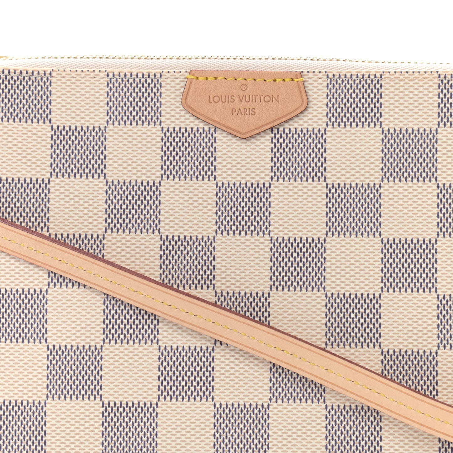 Damier Azur Double Zip Pochette