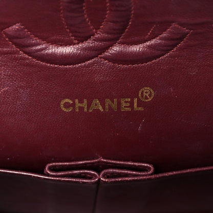 Chanel Lambskin Quilted Medium Double Flap Black 6 of 12