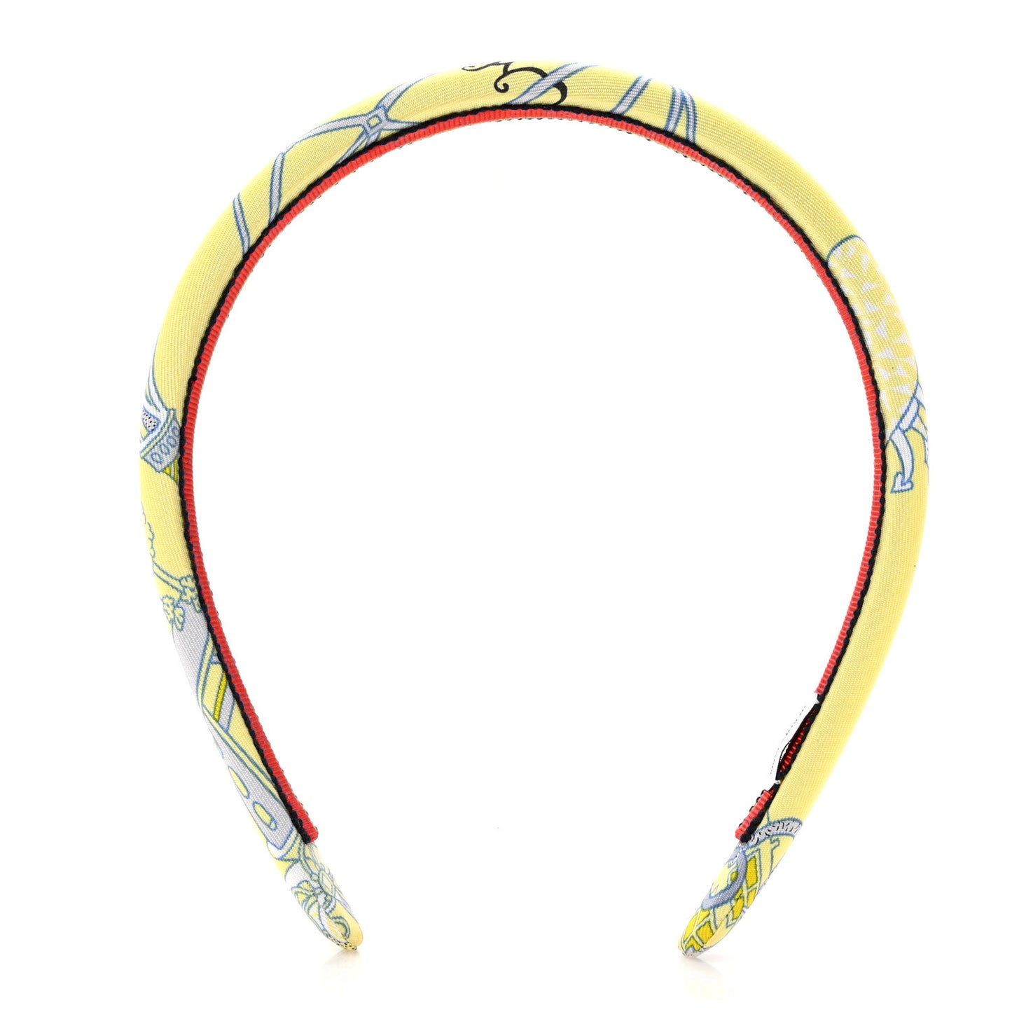 Silk Twill Etriers Remix Elsa Headband Jaune