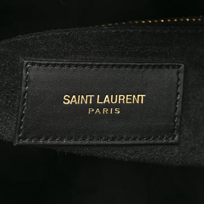 Saint Laurent Calfskin Classic Duffle 6 Black 6 of 16