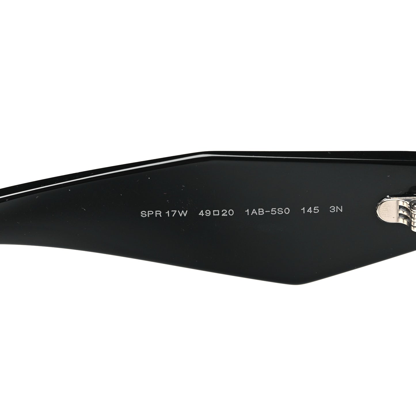 Acetate Symbole Sunglasses SPR 17W Black